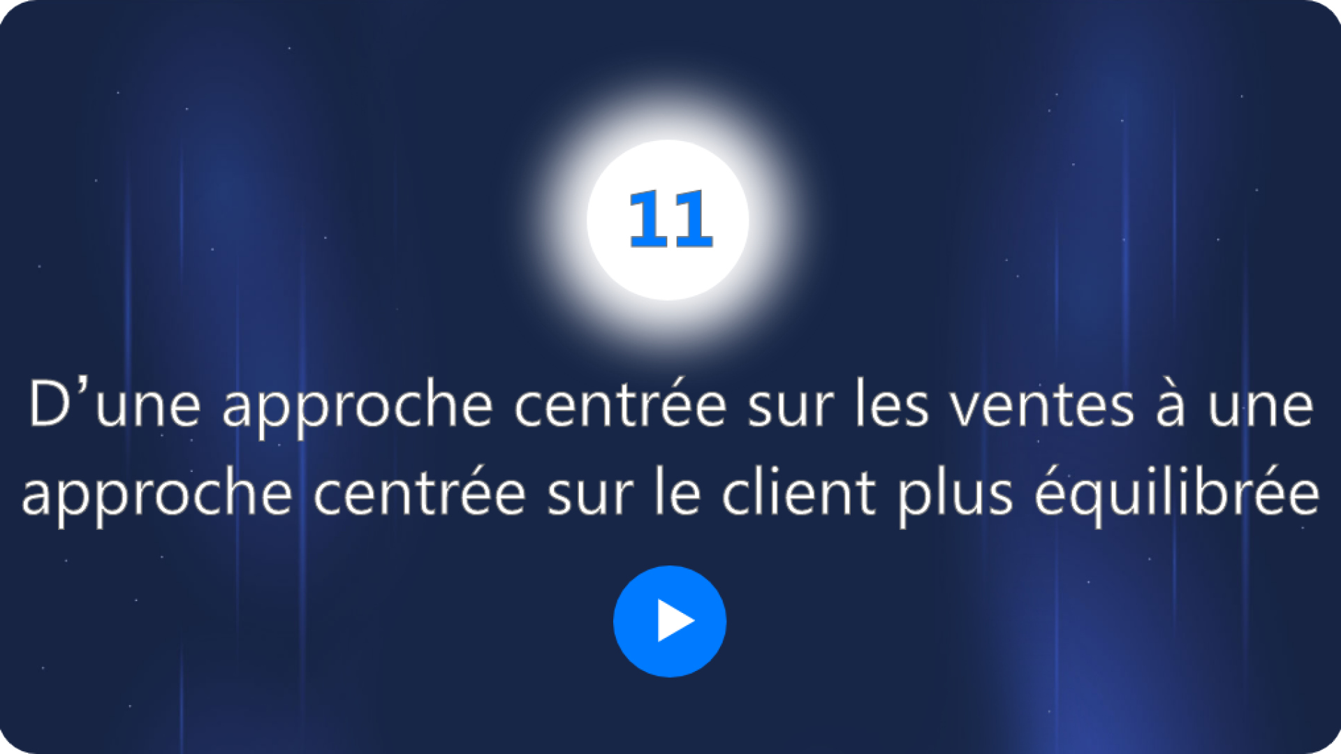 D'une approche centrée sur les ventes à une approche plus équilibrée